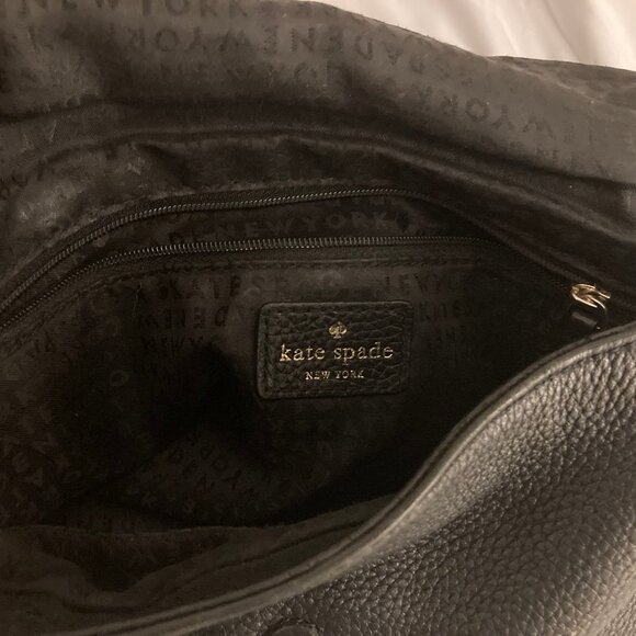 Kate Spade Highland Place Medium Maria Shoulder Bag Black - Picture 4 of 5